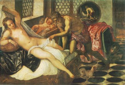 Tintoretto: Vulcanus rajtakapja Marsot és Vénuszt