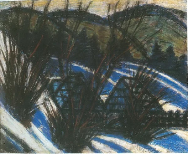 Dombok kék árnyékokkal, 1920-as évek második fele